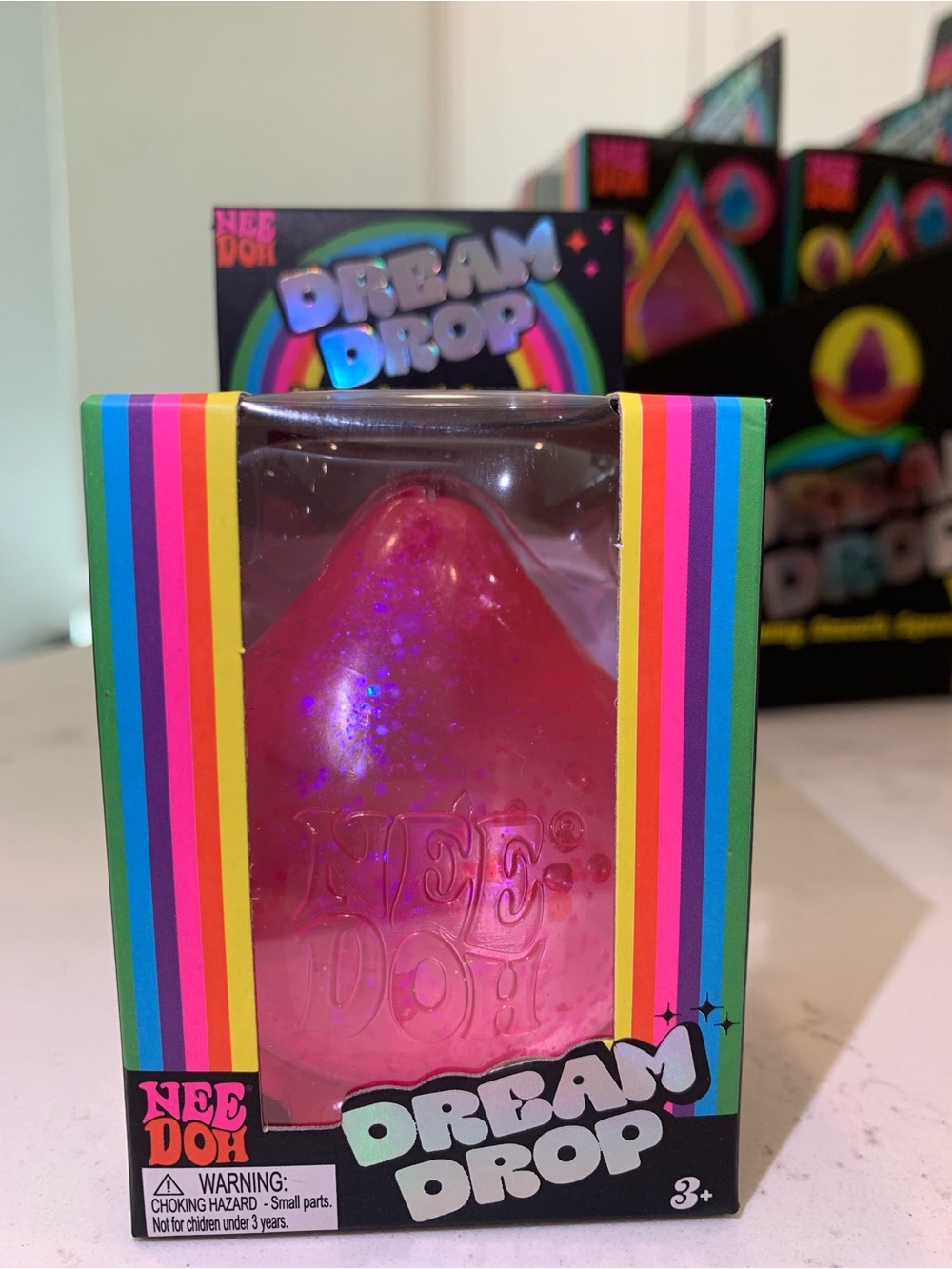 NeeDoh DreamDrop Pink Squeeze Toy
